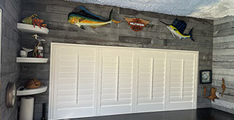 White Composite PVC Shutter